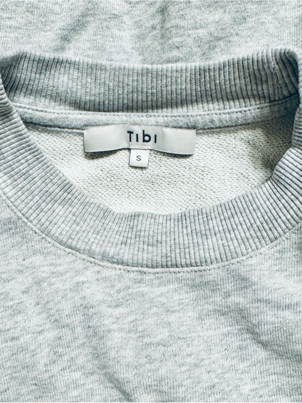 Tibi scallop sleeve cotton sweatshirt - Picture 2 of 2